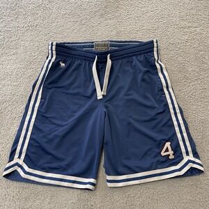 Abercrombie & Fitch Basketball Shorts Mens Medium Blue Mesh Baggy Y2K VTG